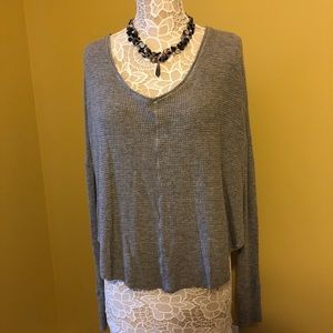 Anthropologie Saturday Sunday Oversize Thermal Top